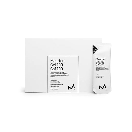 Maurten Gel 100 Caf 100 energy gels box neutral flavour 40g 12 units