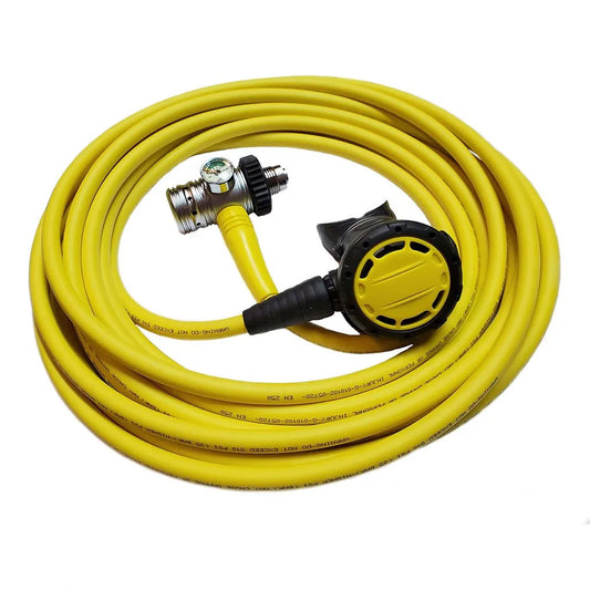 Metalsub Hookah DIN Piston 10 m diving regulator set