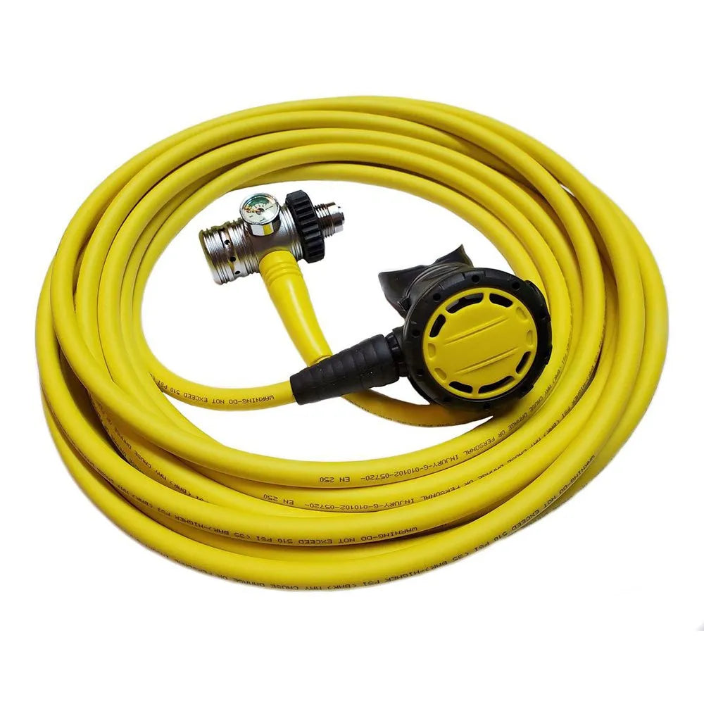 Metalsub Hookah DIN Piston 20 m diving regulator set