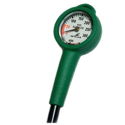 Metalsub Nitrox 400 Bar pressure gauge