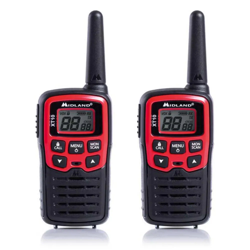 Midland XT10 walkie talkies