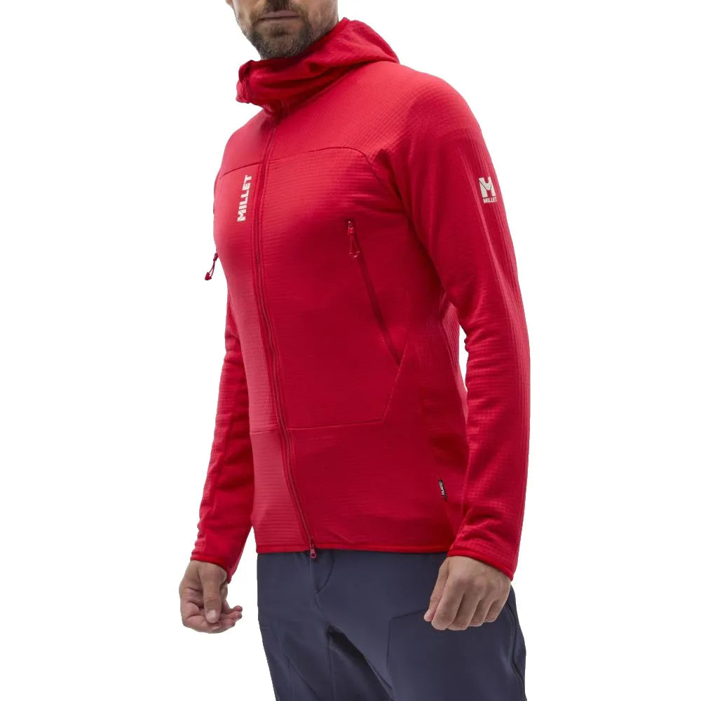 Millet Fusion Grid hoodie