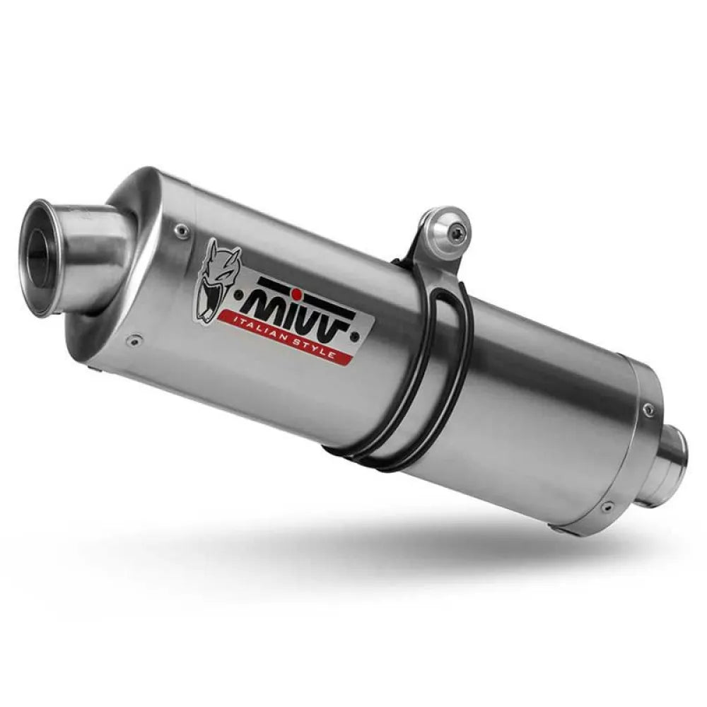 Mivv Oval Aprilia Pegaso Strada 650 2005-11 A.005.LX1 Homologated Slip On Muffler