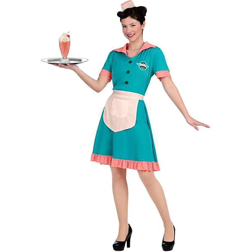 Mom Waitress Years 50 Woman costume