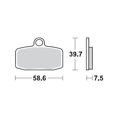 Moto-master GasGas/Husqvarna/KTM/Sherco 097412 sintered brake pads
