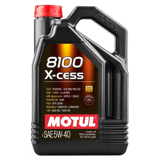 Motul 8100 X-Cess 5W40 Car 5L motor oil