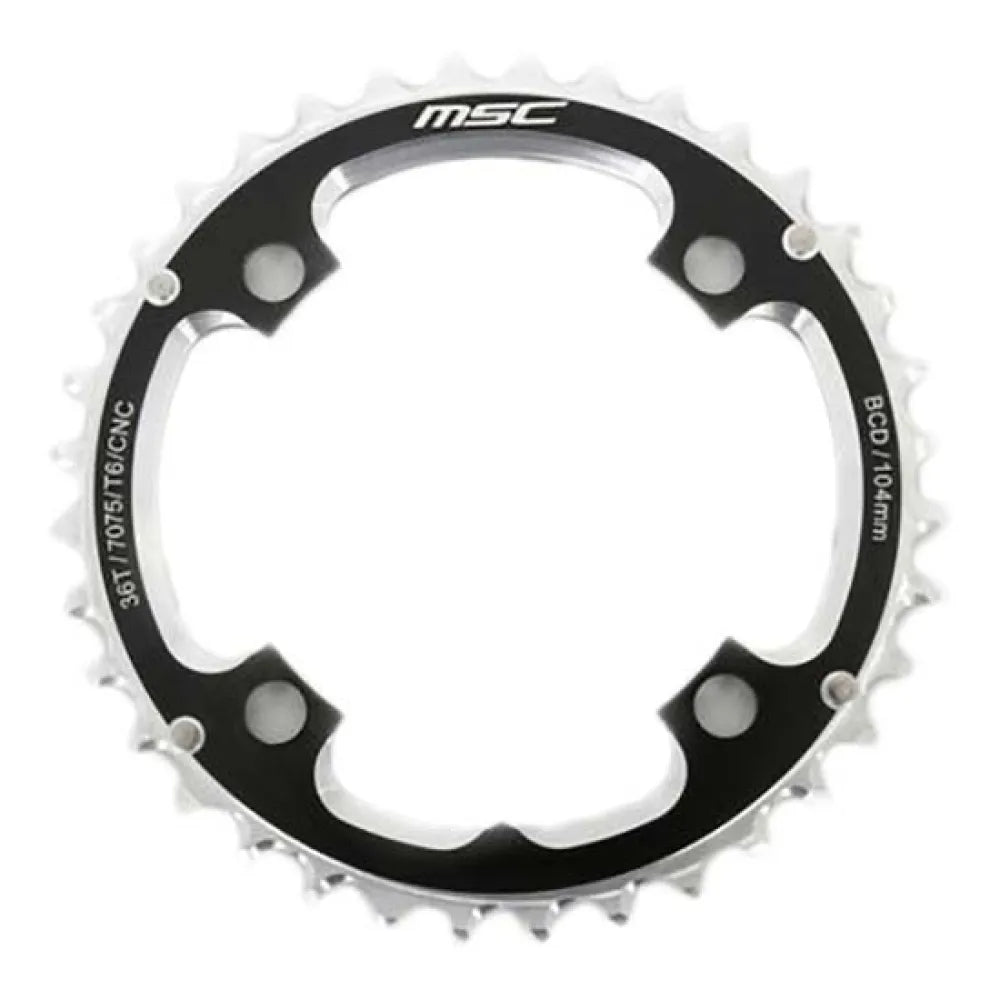 MSC CNC Alu7075 4 Arm 104 BCD PL36TB chainring