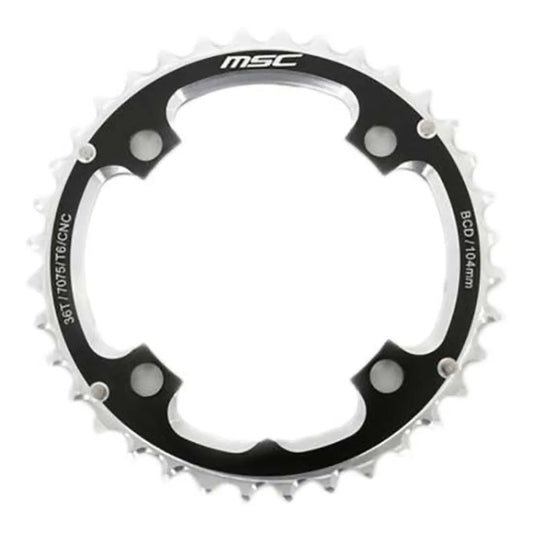 MSC CNC Alu7075 4 Arm 104 BCD PL36TB chainring
