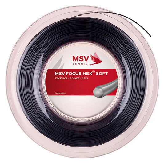 Msv tennis Focus HEX Soft 200 m tennis reel string