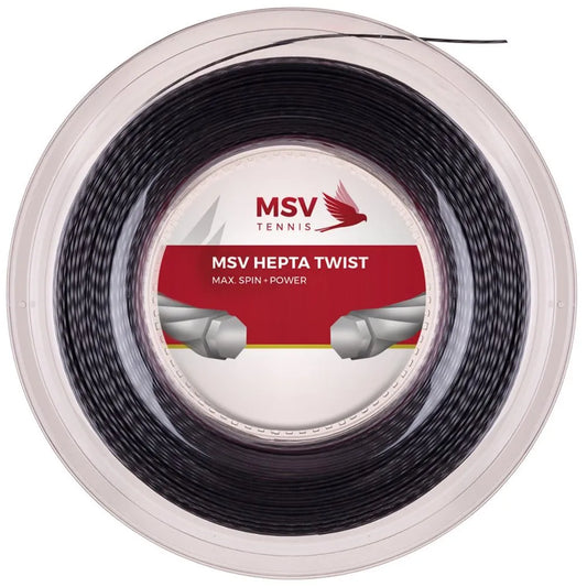 Msv tennis Hepta Twist 200 m tennis reel string