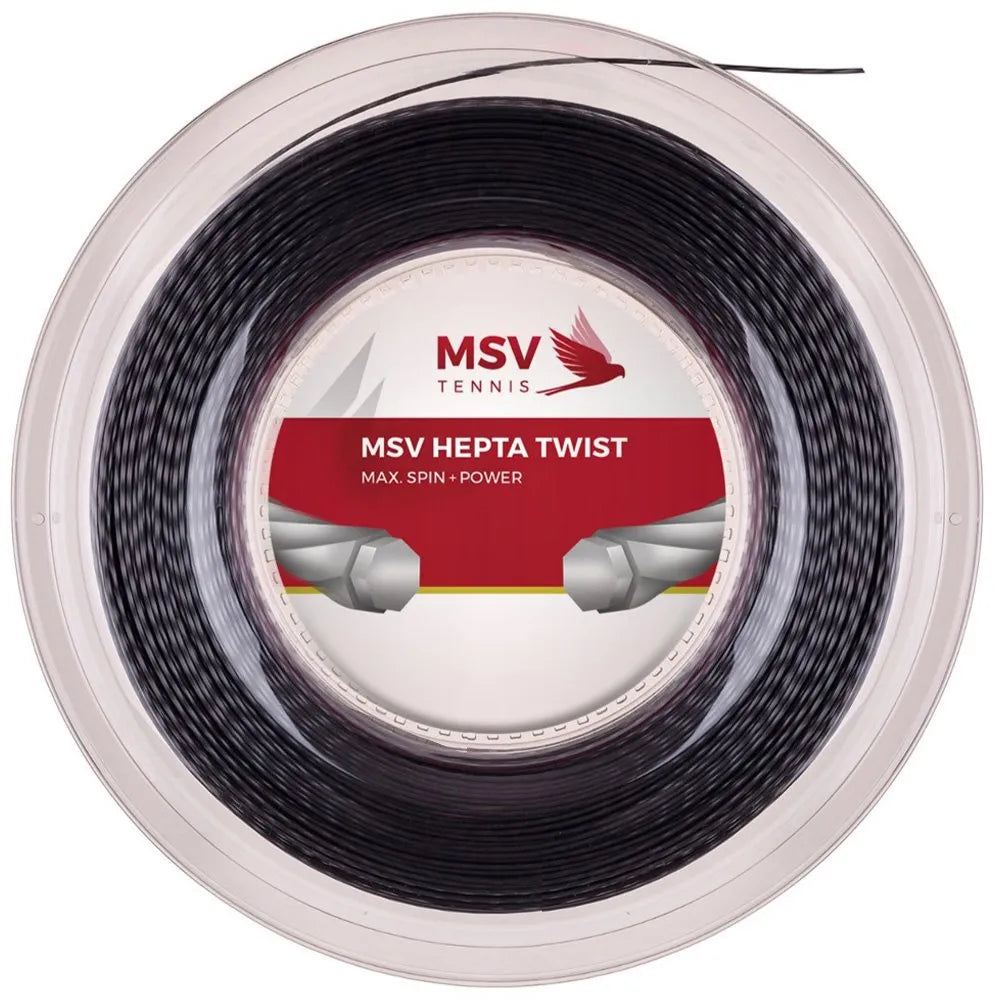 Msv tennis Hepta Twist 200 m tennis reel string