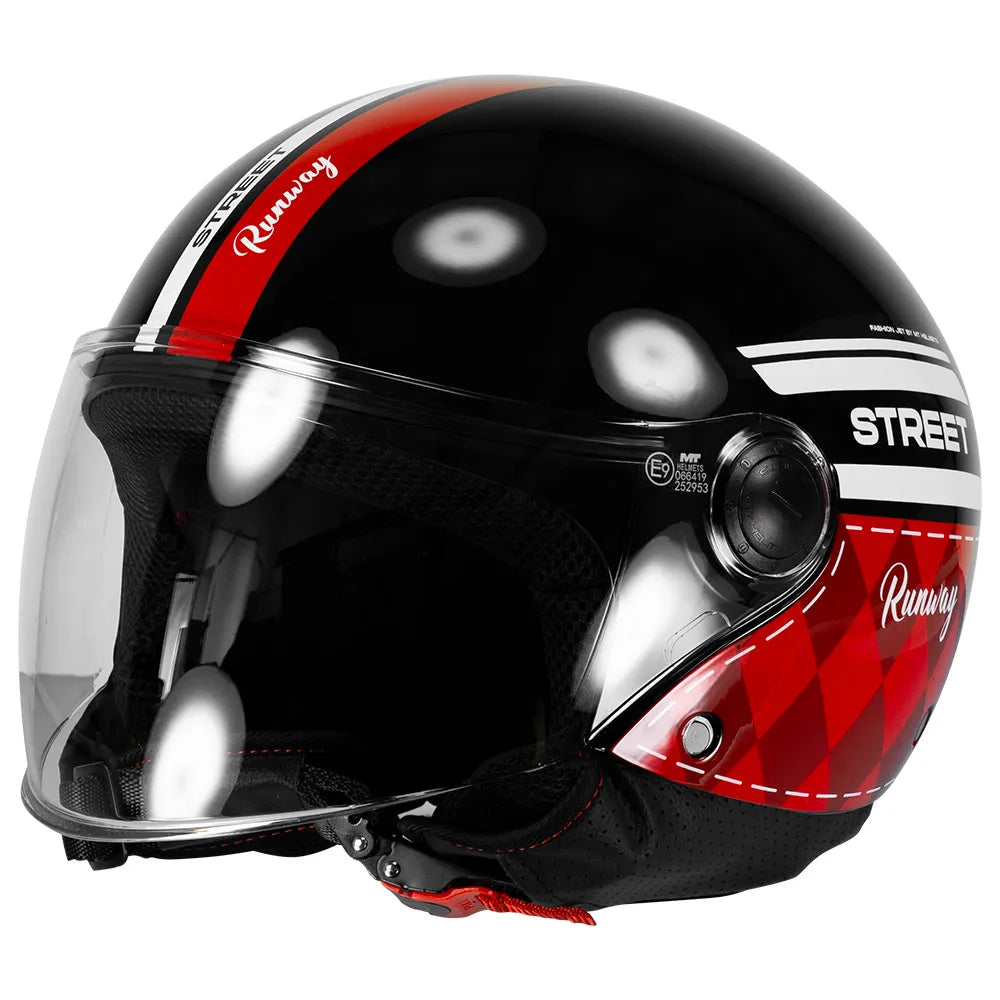 MT Helmets Street S Runway open face helmet