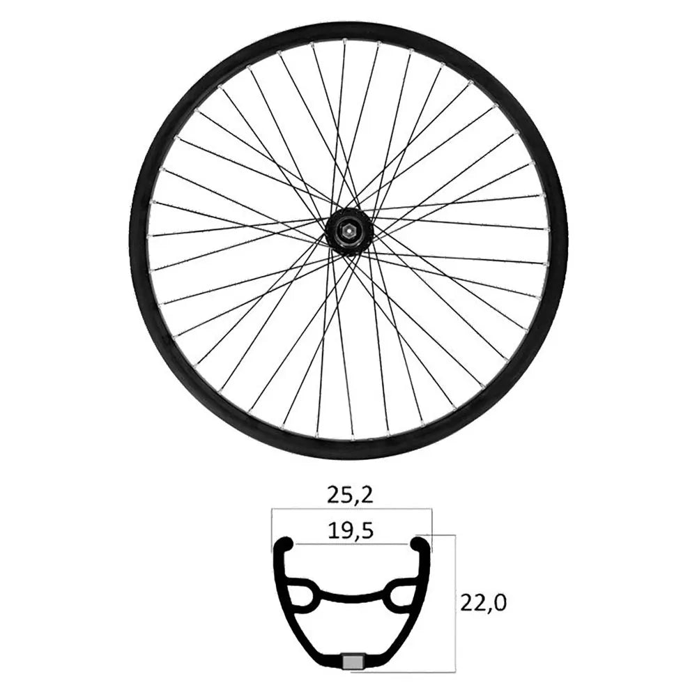 Mvtek E-Bike 29´´ 6B Disc Tubeless MTB rear wheel