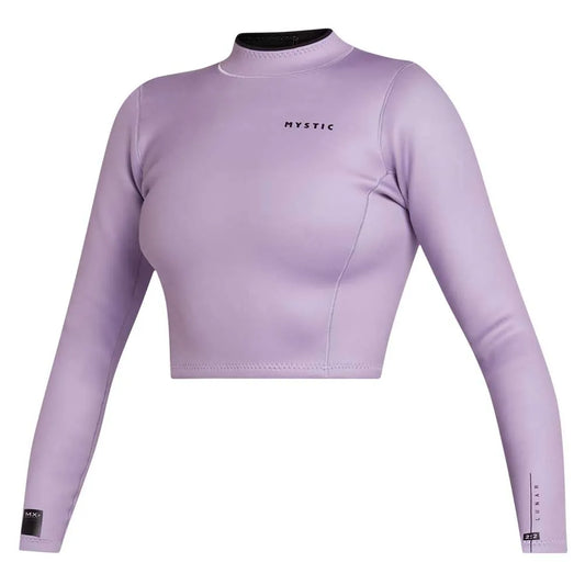 Mystic Lunar crop top neoprene 2mm bikini top