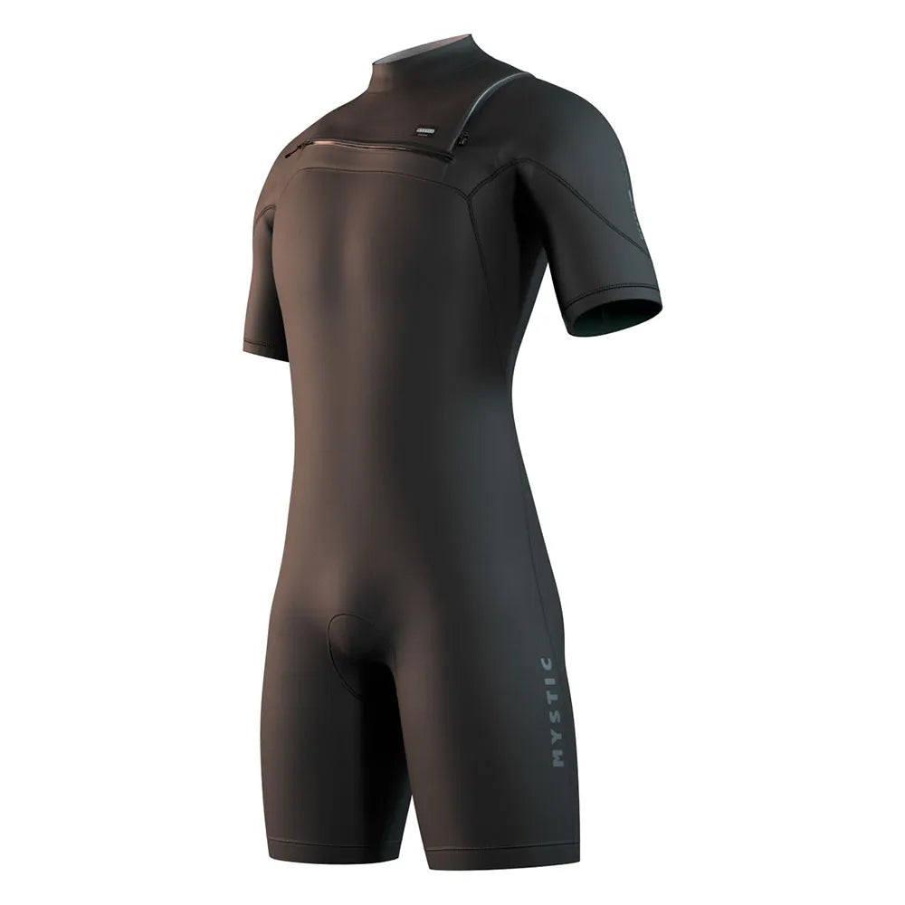 Mystic Motion 3/2 mm short sleeve front zip shorty