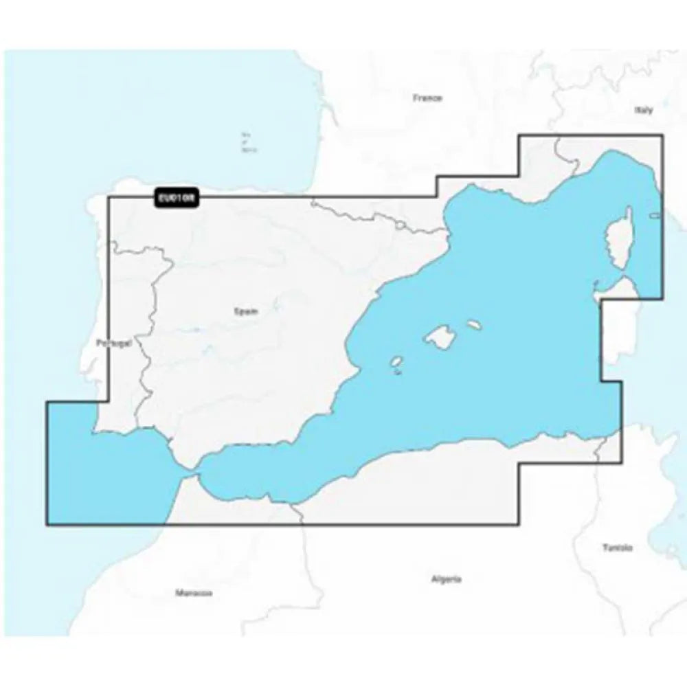 Navionics NAEU010R-Spain Mediterranean Coast EU010R-Regular Map