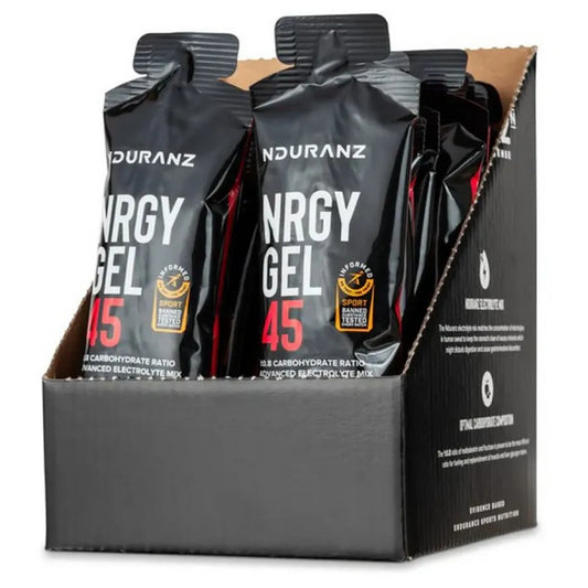 Nduranz Nrgy 45 energy gels box strawberry 75g 16 units