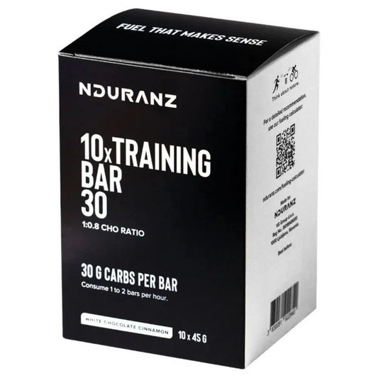 Nduranz Training 30 energy bars box white chocolate&cinnamon 45g 10 units