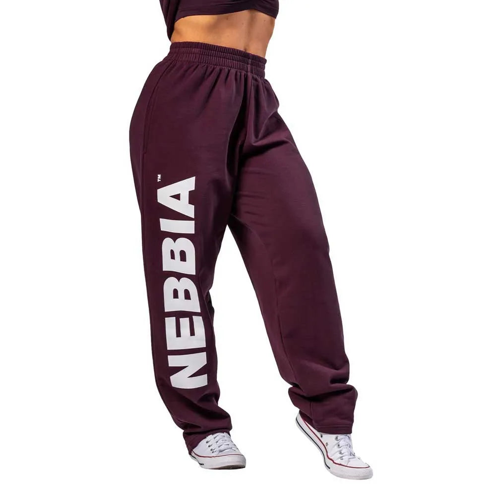 Nebbia Loose-fit baggy boyfriend style 432 tracksuit pants