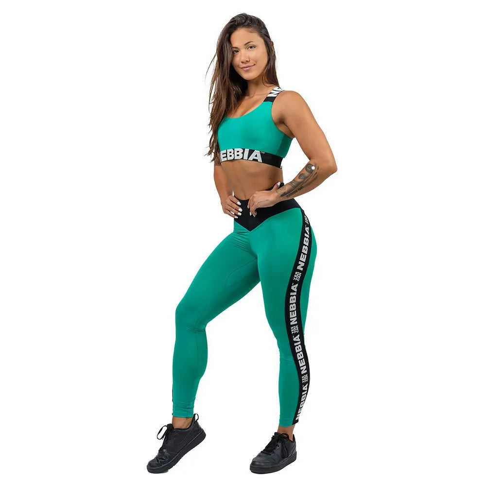 Nebbia Side Stripe Iconic high waist leggings