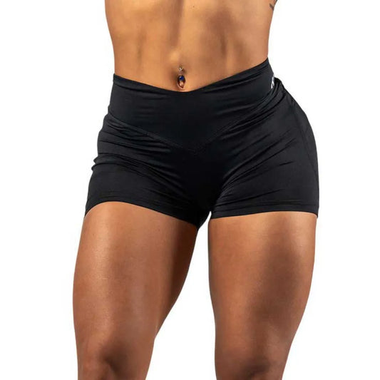 Nebbia V-shaping belt strong beauty 428 short leggings