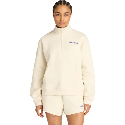 New balance Reimagined half zip sweatshirt