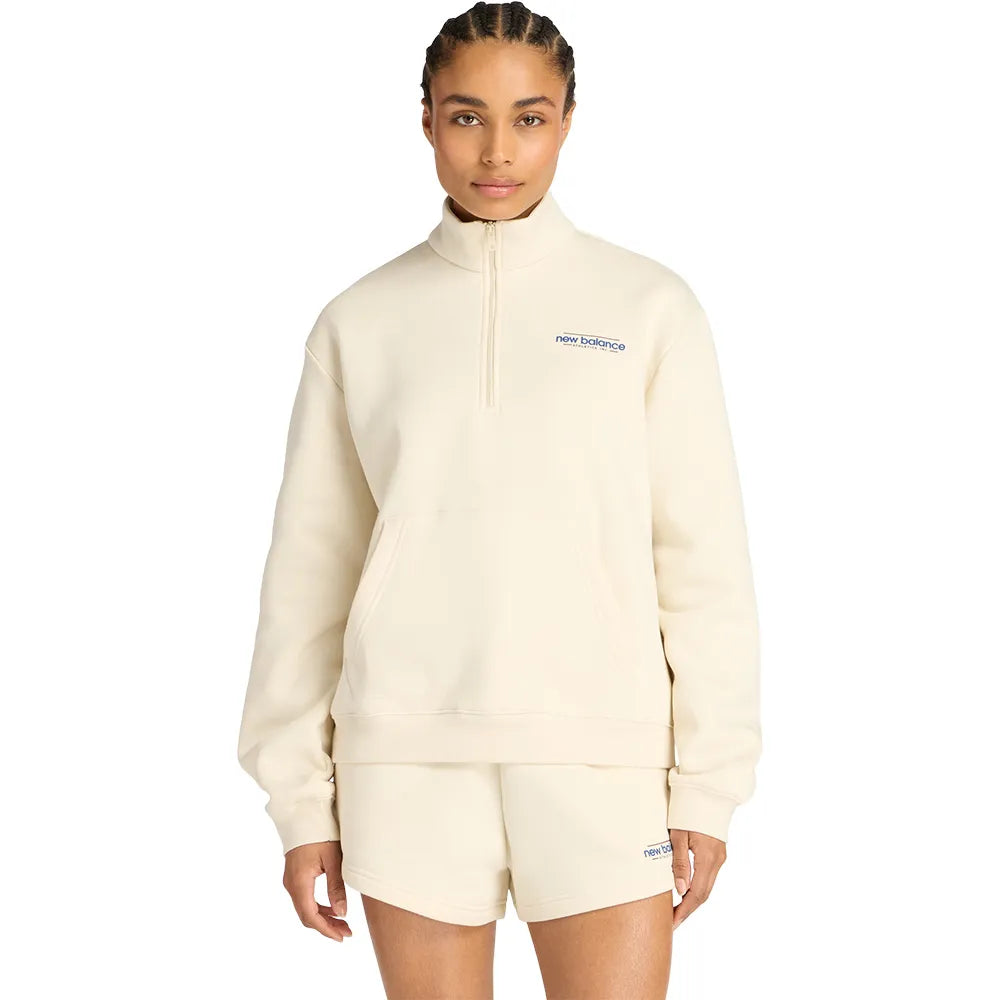 New balance Reimagined half zip sweatshirt
