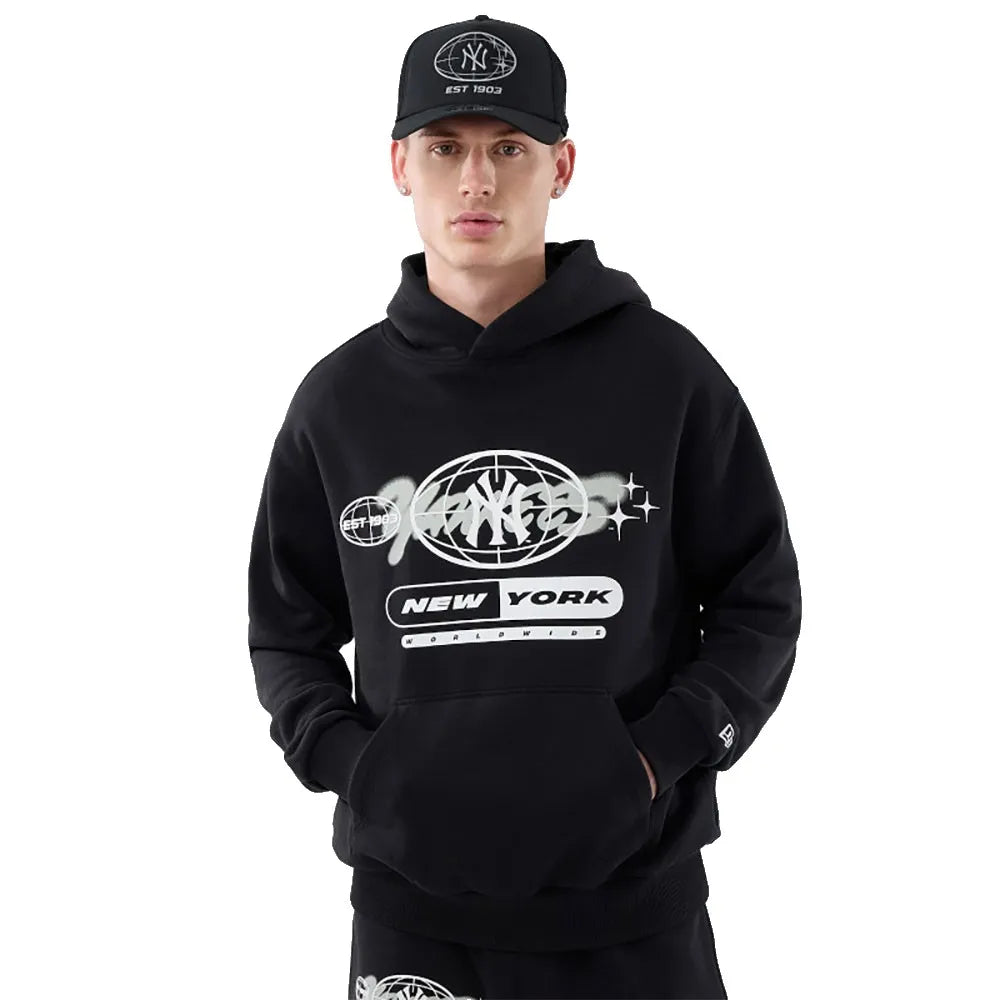 New era MLB Logo Graphic Oversize New York Yankees hoodie