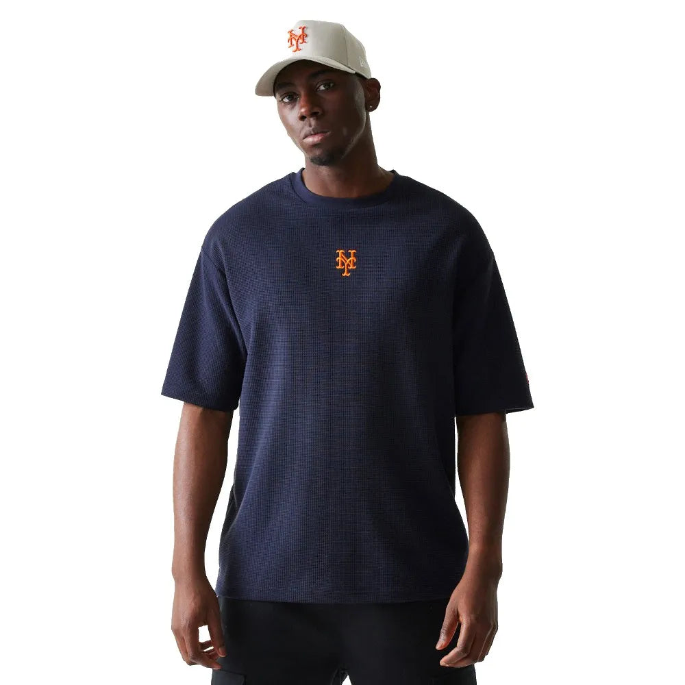 New era MLB Waffle New York Mets short sleeve T-shirt