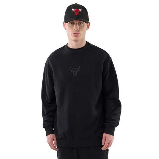 New era NBA Le Oversize Tonal Crew Ft Chicago Bulls sweatshirt