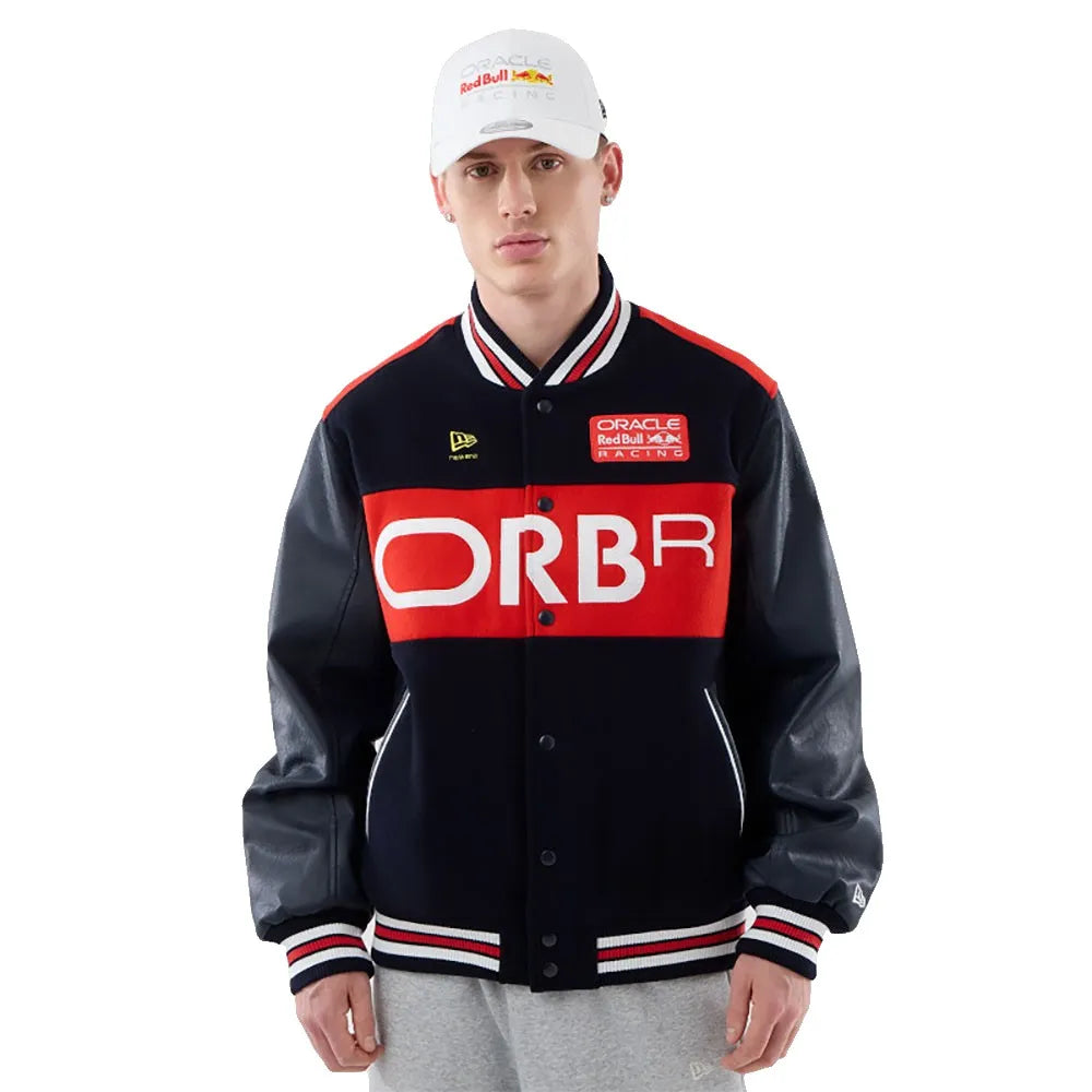 New era Wordmark Varsity Red Bull F1 jacket