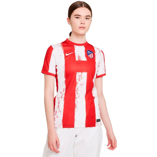 Nike Atlético de Madrid 21/22 Stadium home Woman Short Sleeve T-Shirt