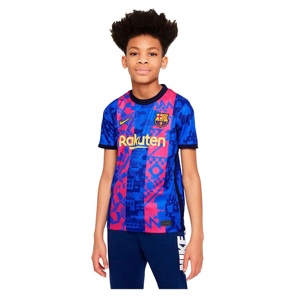 Nike FC Barcelona 21/22 Stadium Third junior short sleeve T-shirt