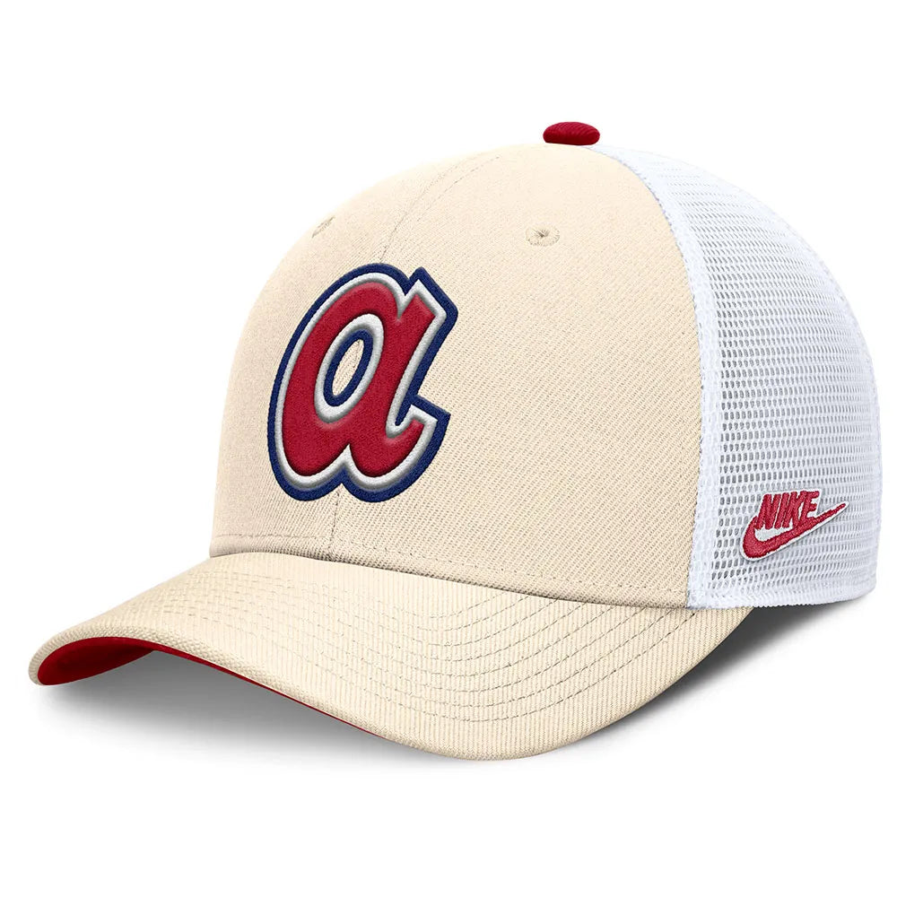 Nike MLB Dri-Fit Rise Structured Atlanta Braves trucker cap
