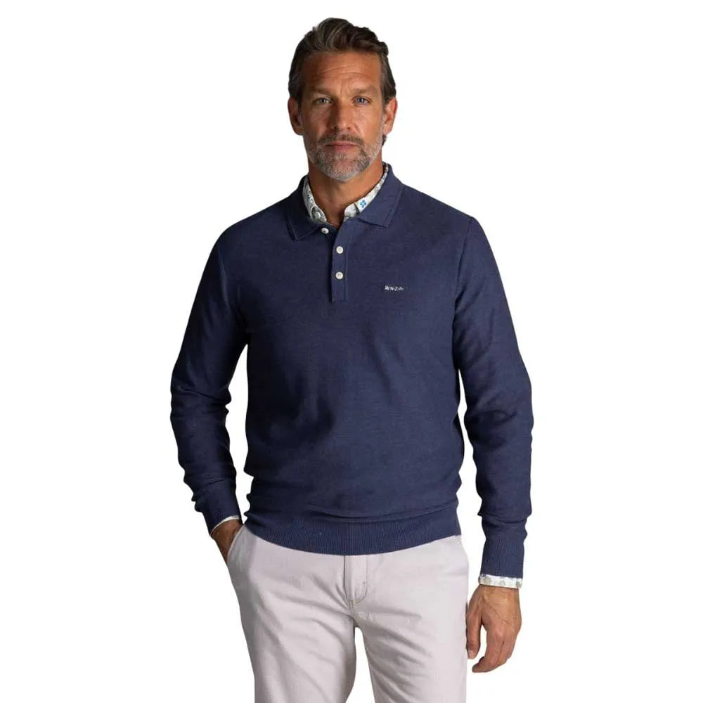 Nza new zealand 25FN285 long sleeve polo
