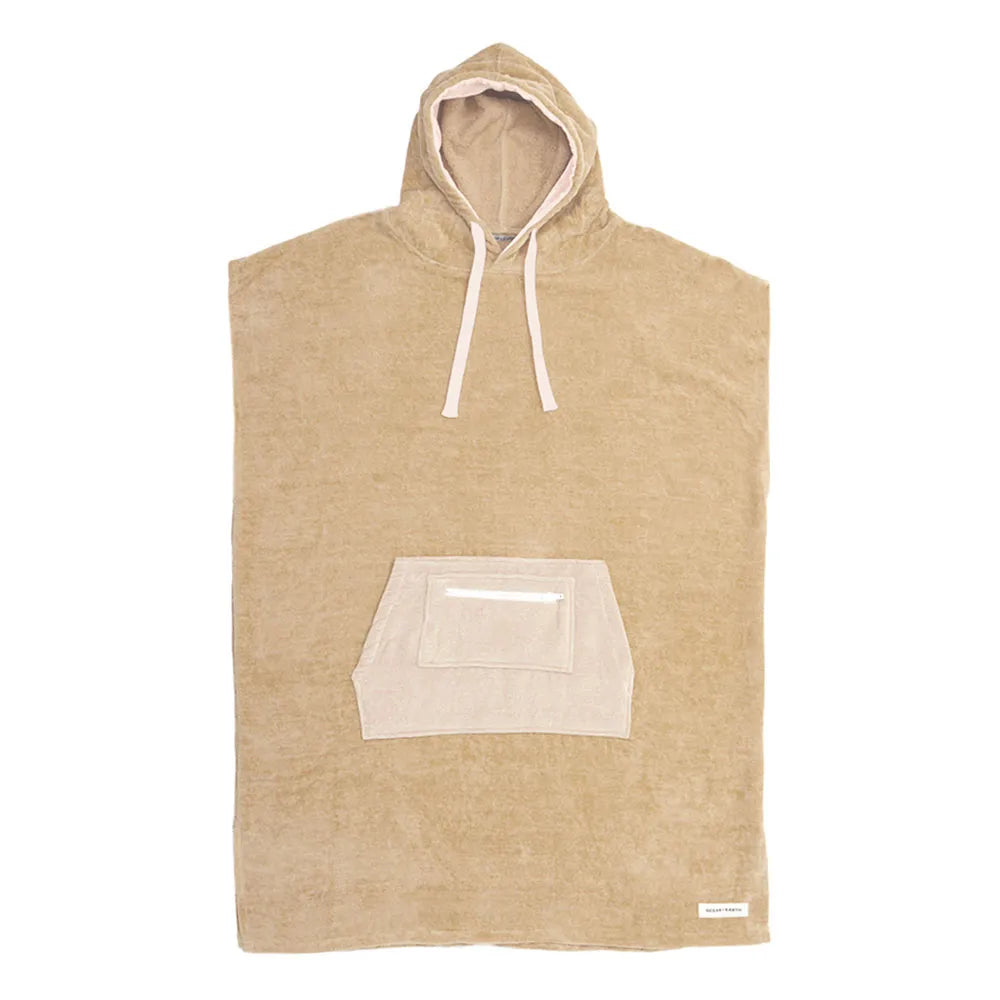 Ocean & earth Day dream hooded poncho towel