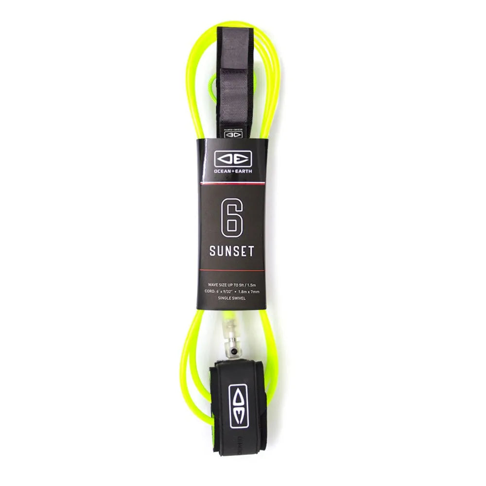 Ocean & earth Sunset Moulded surf leash 7 mm