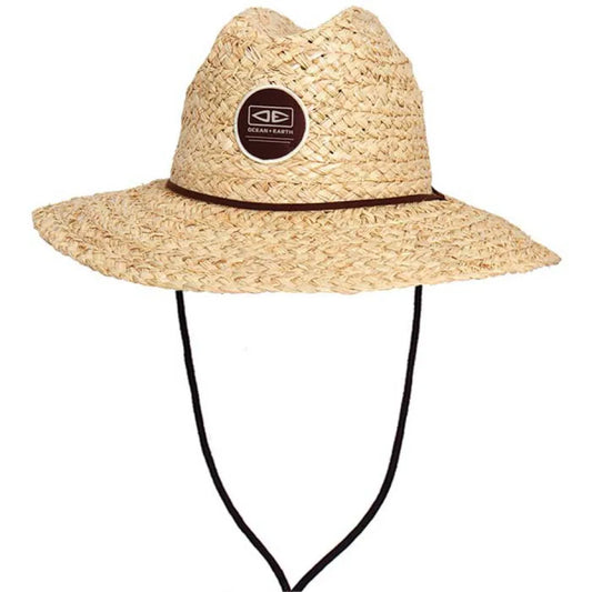 Ocean & earth Woody Raffia Cane hat