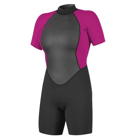 O´neill wetsuits Reactor II 2 mm Spring woman short sleeve back zip shorty