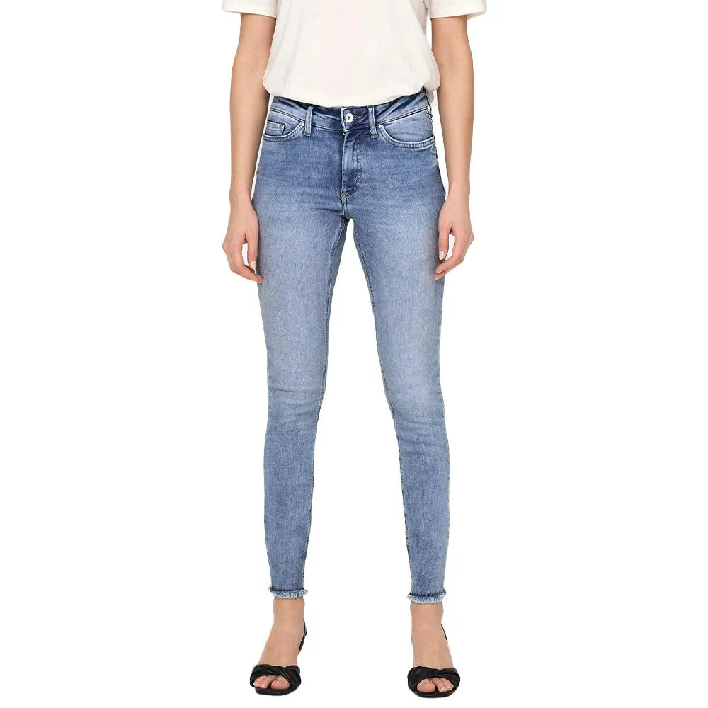 Only Blush Skinny Fit Ank Raw Rea694 jeans