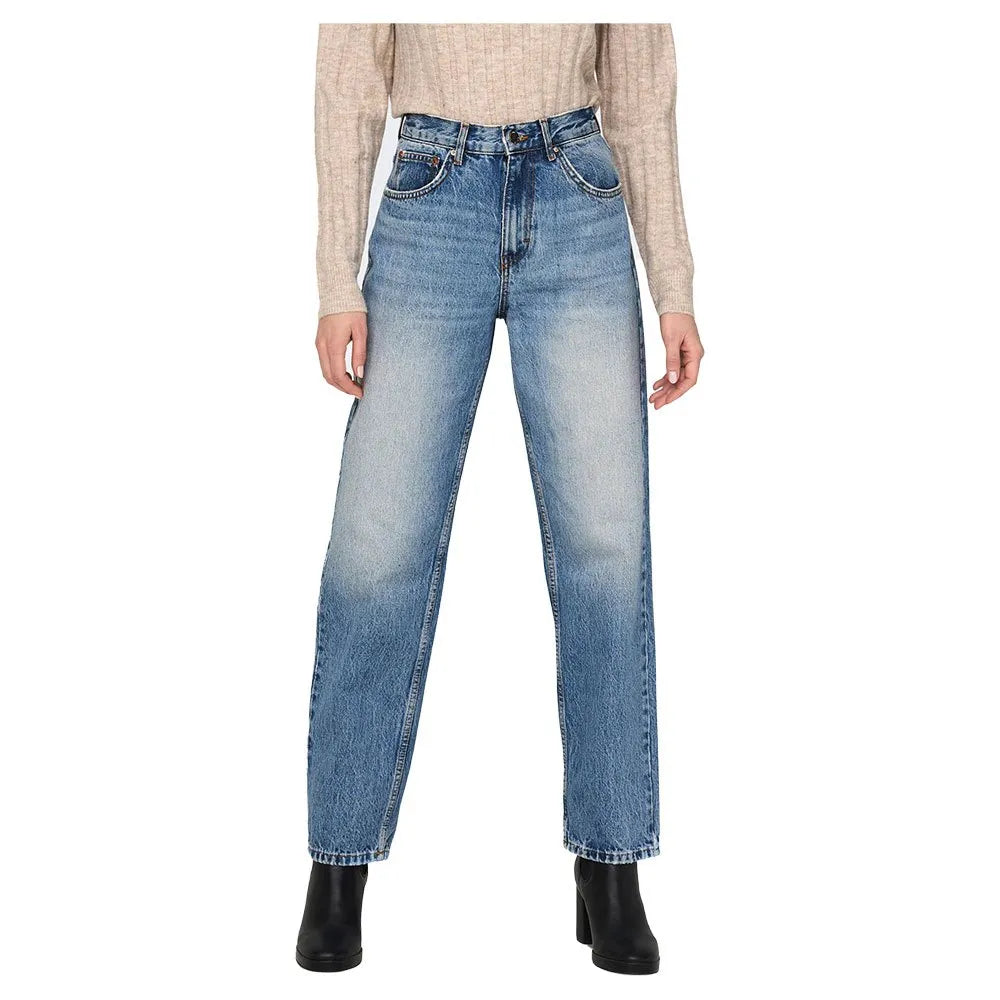 Only Robyn Ex Straight Fit Dot536 high waist jeans
