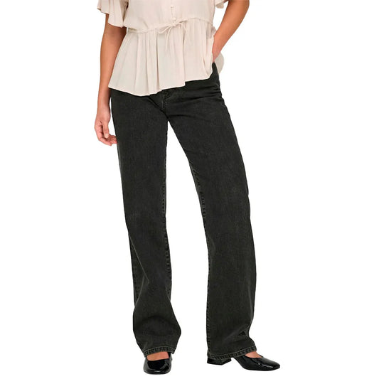 Only Silje Ex Str Wide Dot854 high waist jeans