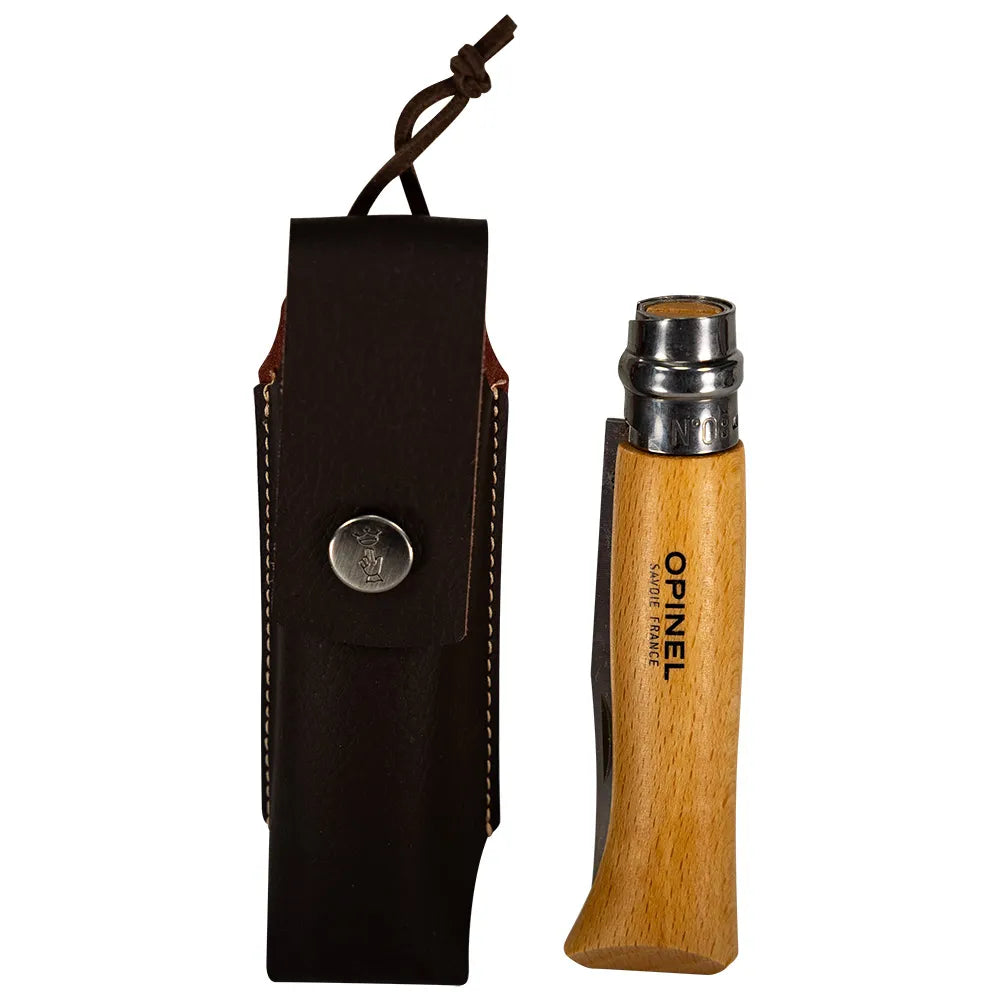 Opinel N°08 Inox+Case pocket knife