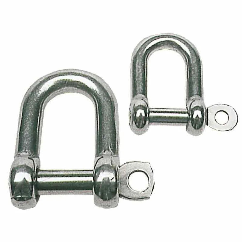 Osculati D stainless steel shackle 10 mm