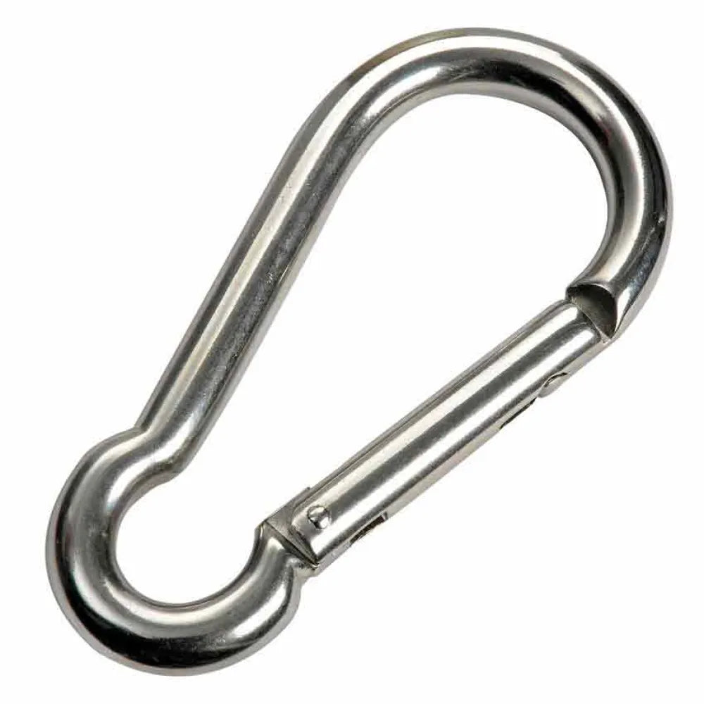 Osculati stainless steel Carabiner with flush closure 8 mm