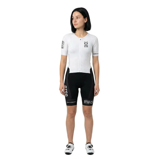 Otso Black & White Short Sleeve Trisuit