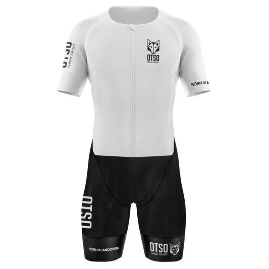 Otso Black & White Short Sleeve Trisuit