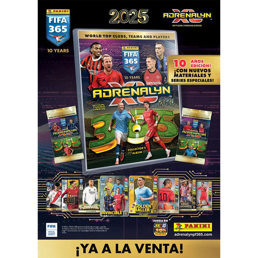 Panini Adrenalyn FIFA® 365 2025 trading cards 50 Packs