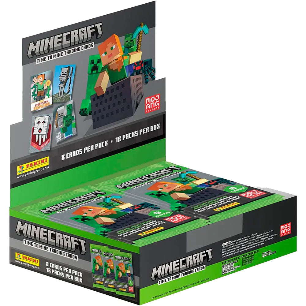 Panini Minecraft 2 TC trading cards english 18 Packs