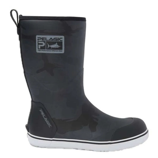 Pelagic Long Shore Deck Fish Camo boots